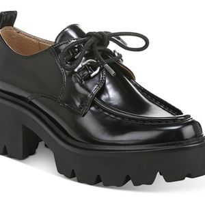 Sam Edelman - Women's Monna Platform Loafers, Size 7.5, Black - Minimal Wear